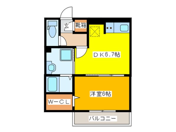 Shine soleil（ｼｬｲﾝｿﾚｲﾕ）の物件間取画像